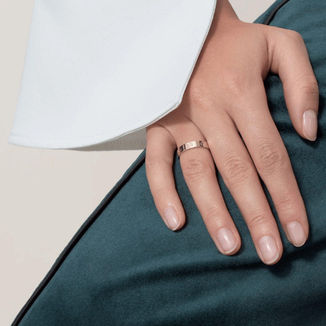 Ava Love Ring - Schmal - LUMENNA