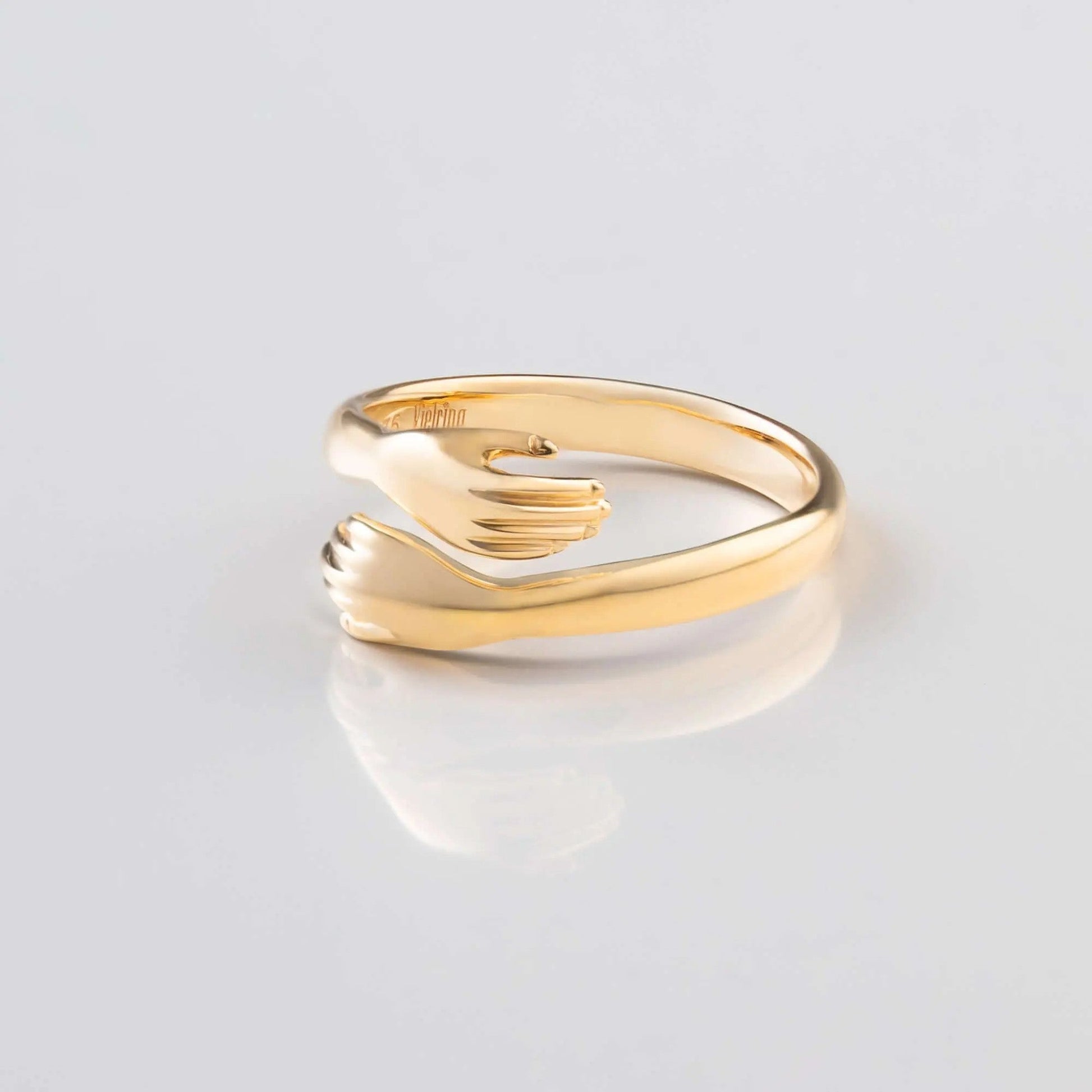 Offener Umarmungsring Liebe - 925 Silber - LUMENNA