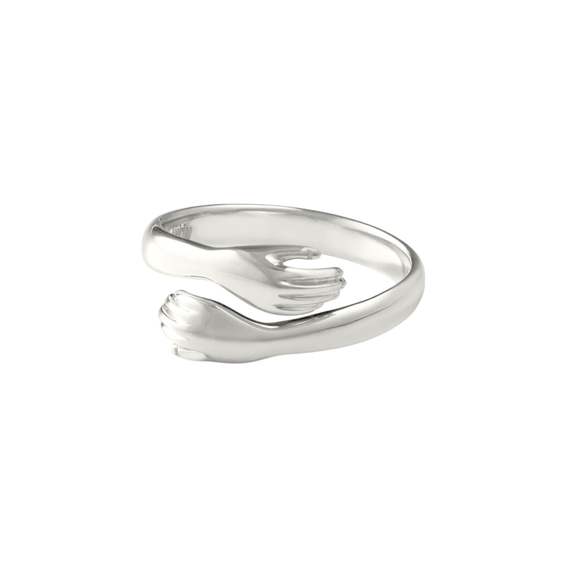 Offener Umarmungsring Liebe - 925 Silber - LUMENNA