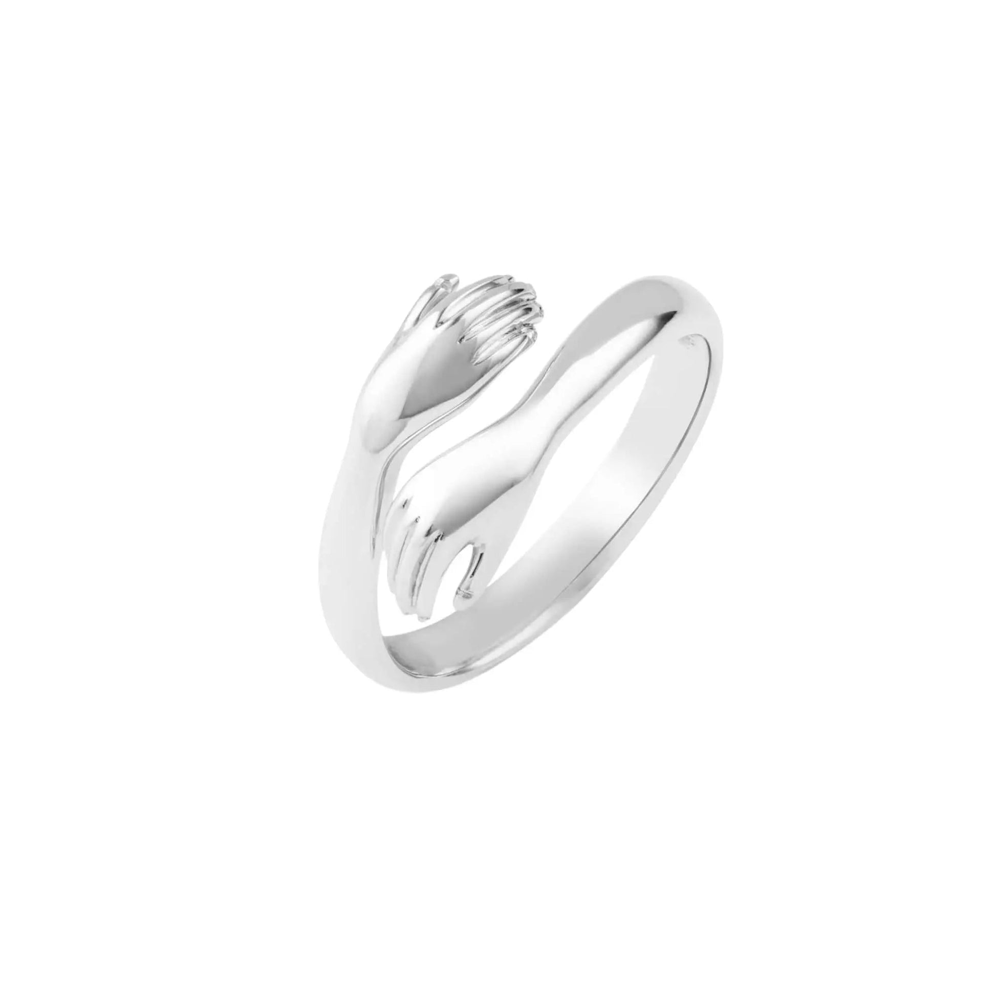 Offener Umarmungsring Liebe - 925 Silber - LUMENNA