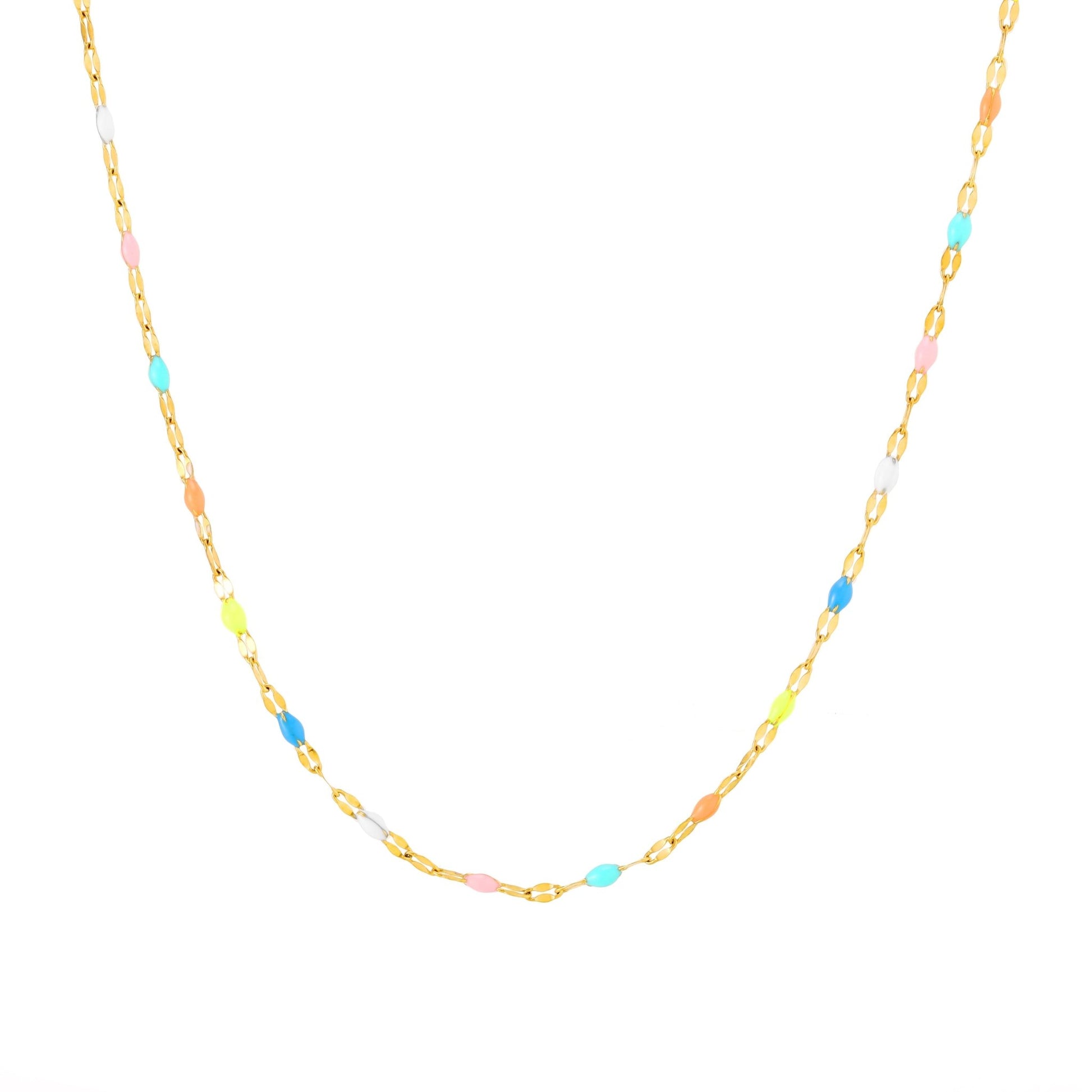 Rainbow Dainty Choker - LUMENNA