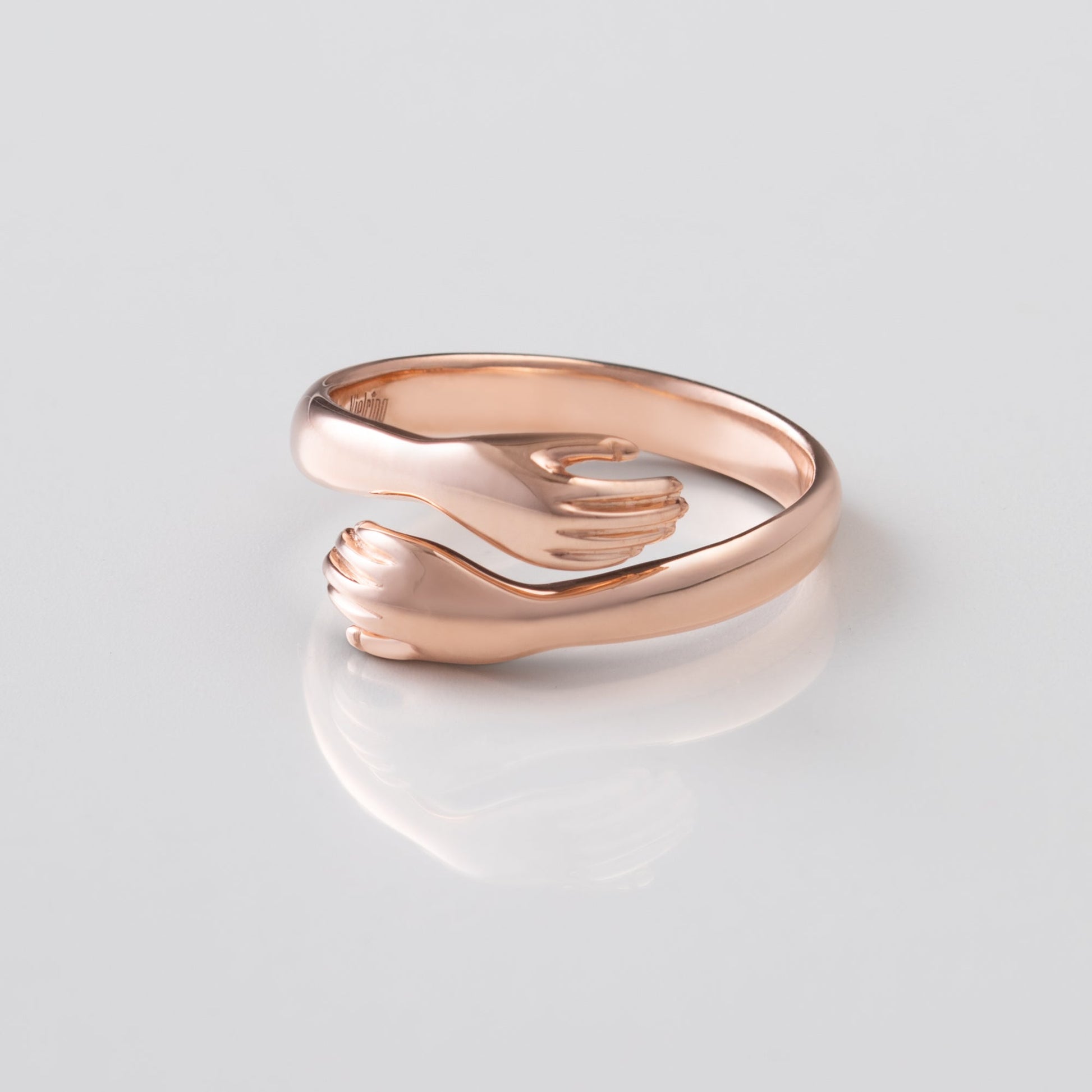 Offener Umarmungsring Liebe - 925 Silber - LUMENNA